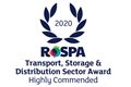 Palletline Ltd receives RoSPA Highly Commended Award for health and safety achievements